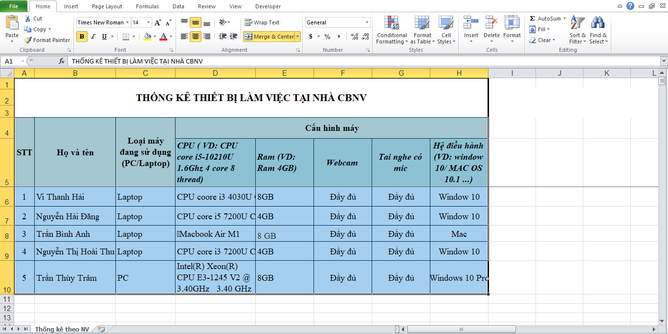 Trích xuất nội dung Excel thành dạng ảnh